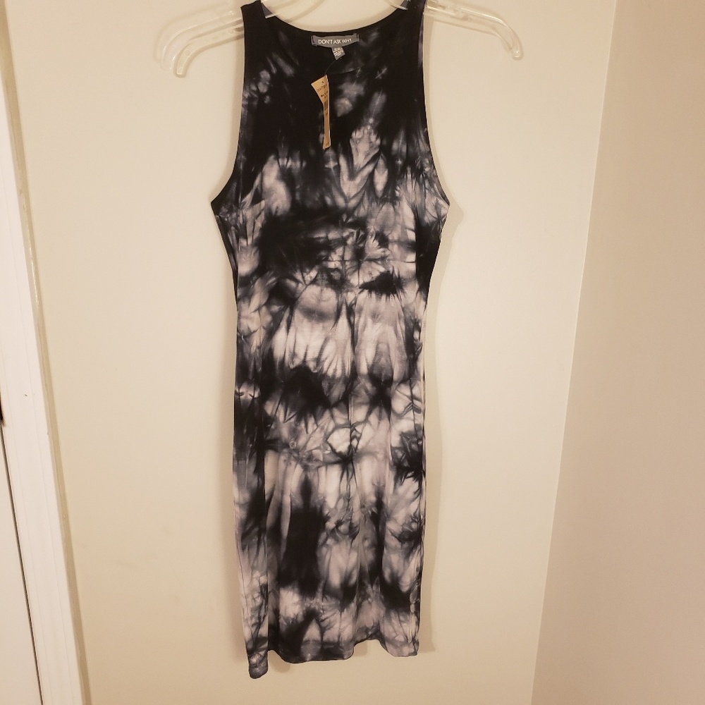 NWT AE Don't Ask Why Tie Dye Body Con dress